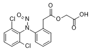 Picture of Aceclofenac Nitroso Impurity 1